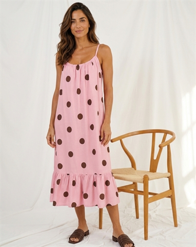 Marta Du Chateau - MDCLuliana Kjole - Pink
